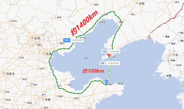为什么杭州湾和珠三角都建大桥了，可是渤海湾却没有建大桥?