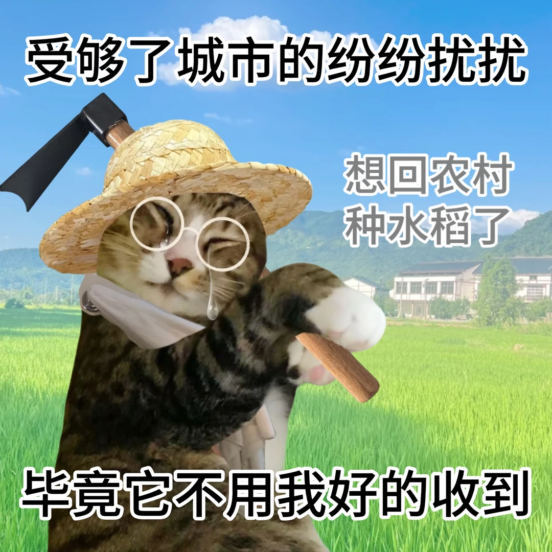 我不想上班，我想去农村种地好吗？