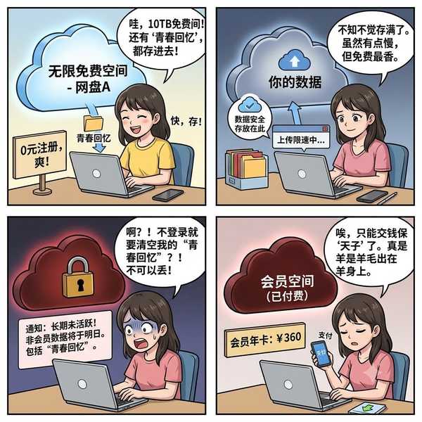 线上免费存储空间的红利时代是不是逐渐落幕了？