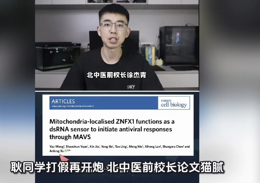如何看待「耿同学讲故事」质疑北中医前校长、现中山大学香港高等研究院院长徐某某论文造假？