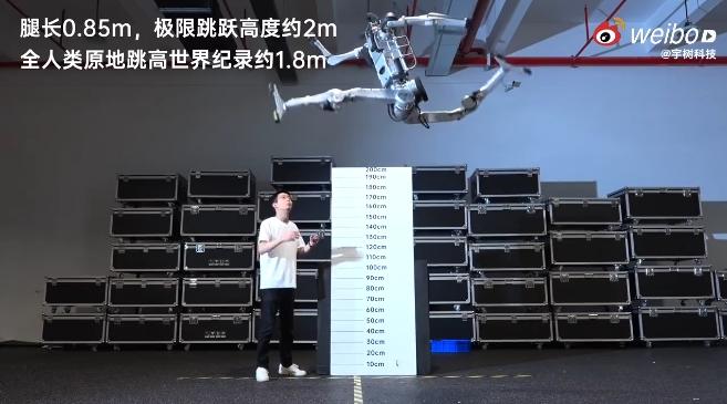 宇树科技发布「超人」，原地跳高 2 米、奔跑极限速度每秒 12.66 米，人形机器人距离实用还有多远？